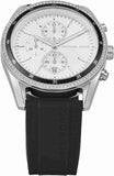 Michael Kors Hadyn Chronograph Silver Dial Black Rubber Strap Watch for Women - MK7486 Buy Now By Michael Kors