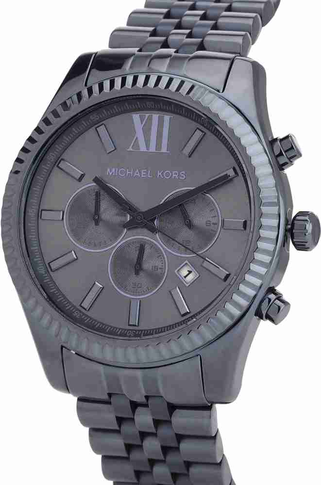 Michael Kors Lexington Chronograph Blue Dial Blue Steel Strap Watch for Men - MK8480 Buy Now By Michael Kors