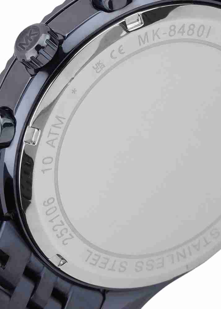 Michael Kors Lexington Chronograph Blue Dial Blue Steel Strap Watch for Men - MK8480 Buy Now By Michael Kors