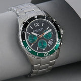 Coach Kent Green Dial Silver Steel Strap Watch for Men - 14602557 Buy Now By Coach
