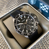 Fossil Bannon Multifunction Black Dial Black Silicone Strap Watch for Men - BQ2494 Buy Now By Fossil