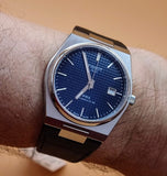 Tissot PRX Powermatic 80 Blue Dial Blue Leather Strap Watch for Men - T137.407.16.041.00 Buy Now By Tissot