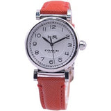 Coach Madison White Dial Red Leather Strap Watch for Women - 14502407 Buy Now By Coach