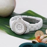 Chanel J12 Diamonds Quartz White Dial White Steel Strap Watch for Women - J12 H2572 Buy Now By Chanel