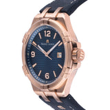 Maurice Lacroix Aikon Limited Edition Blue Dial Blue Leather Strap Watch For Men - AI6008-BRZ01-420-1 Buy Now By Maurice Lacroix