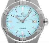 Maurice Lacroix Aikon Automatic Sky Blue Dial Silver Steel Strap Watch For Men - AI6008-SS00F-431-C Buy Now By Maurice Lacroix