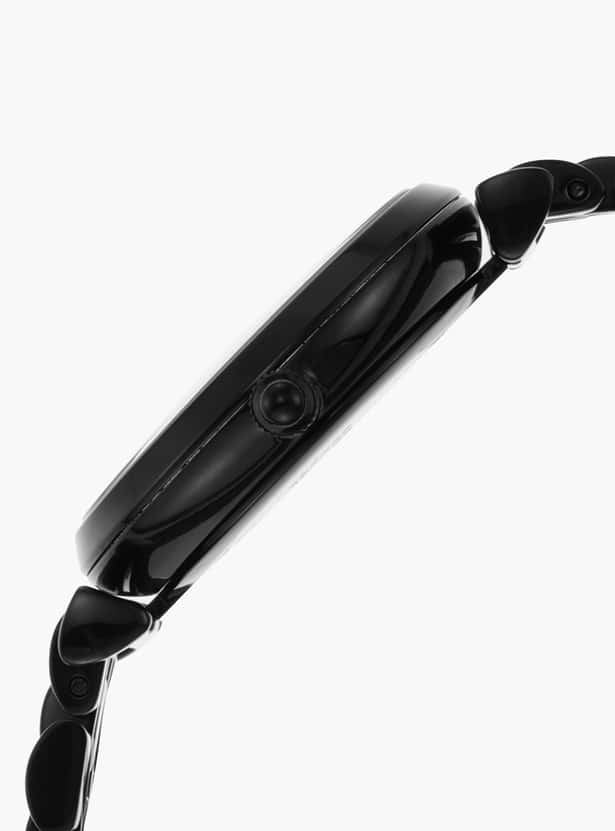 Emporio Armani Gianni T Bar All Black Diamond Dial Watch For Women - AR11245 Buy Now By Emporio Armani