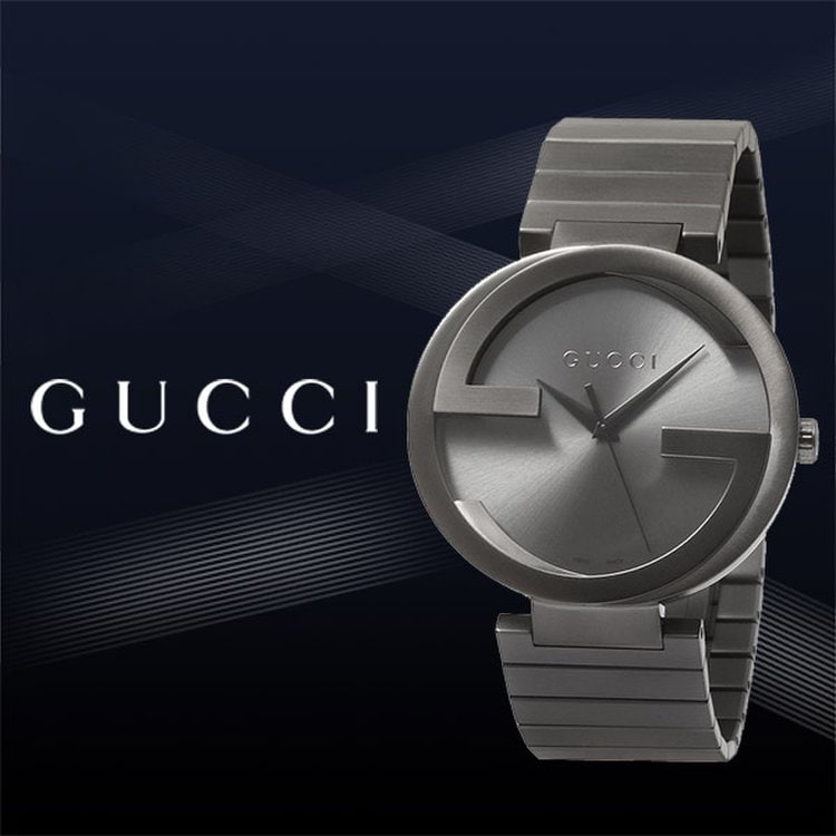 Gucci G Interlocking Quartz Grey Dial Grey Steel Strap Watch For Men - YA133210 Buy Now By Gucci