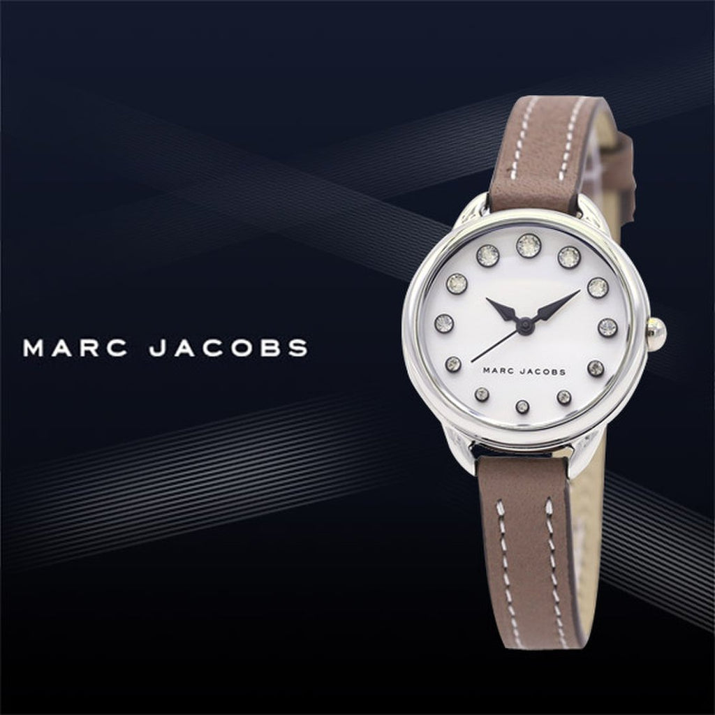 Marc Jacobs Betty White Dial Brown Leather Strap Watch for Women - MJ1480 Buy Now By Marc Jacobs
