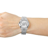 Michael Kors Mini Slim Runway Silver Dial Silver Steel Strap Watch for Women - MK3548 Buy Now By Michael Kors