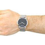 Calvin Klein City Chronograph Black Dial Silver Mesh Bracelet Watch for Men - K2G2G121 Buy Now By Calvin Klein