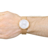 Calvin Klein Minimal White Dial Rose Gold Mesh Bracelet Watch for Men - K3M21626 Buy Now By Calvin Klein