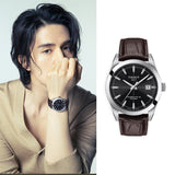 Tissot Gentleman Powermatic 80 Silicium Black Dial Brown Leather Strap Watch For Men - T127.407.16.051.01 Buy Now By Tissot