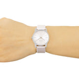 Calvin Klein City White Dial White Leather Strap Watch for Women - K2G231XH Buy Now By Calvin Klein