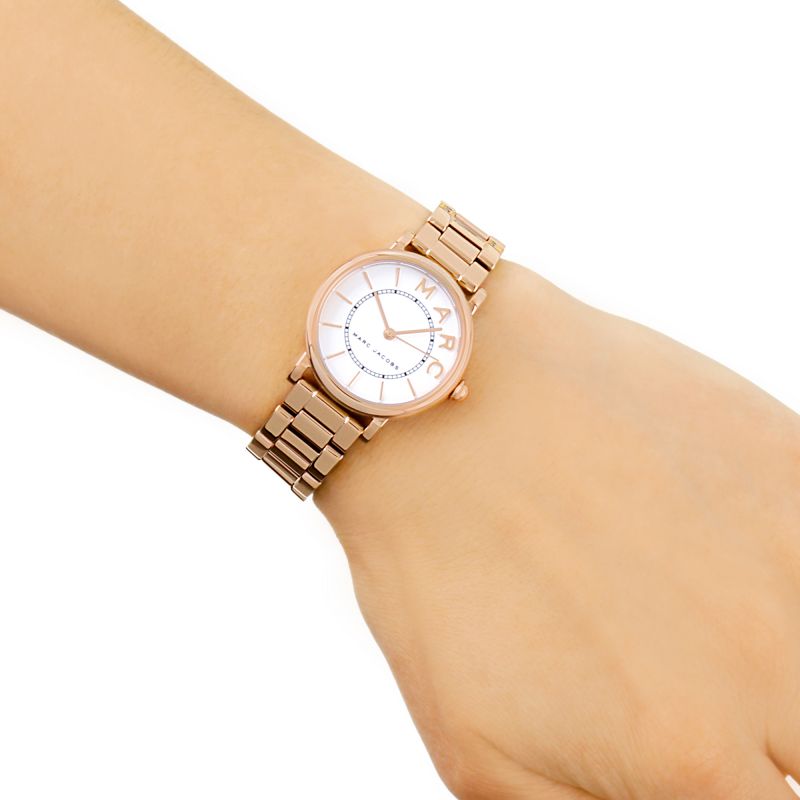 Marc Jacobs Roxy White Dial Rose Gold Steel Strap Watch for Women - MJ3523 Buy Now By Marc Jacobs