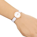 Coach Delancey White Dial White Leather Strap Watch for Women - 14502790 Buy Now By Coach