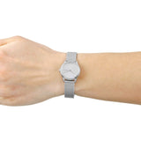 Calvin Klein Minimal White Dial Silver Mesh Bracelet Watch for Women - K3M231Y6 Buy Now By Calvin Klein