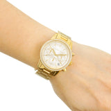 Michael Kors Ritz Gold Dial Gold Steel Strap Watch for Women - MK6356 Buy Now By Michael Kors