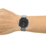 Swarovski Octea Nova Black Dial Silver Mesh Bracelet Watch for Women - 5430420 Buy Now By Swarovski