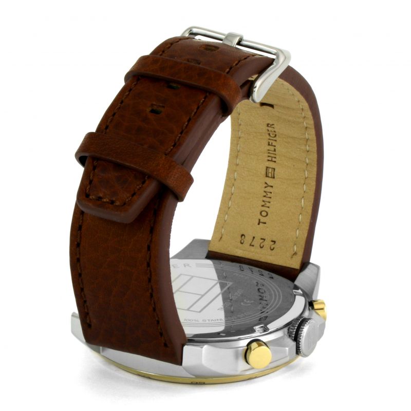 Tommy Hilfiger Decker Blue Dial Brown Leather Strap Watch for Men - 1791561 Buy Now By Tommy Hilfiger
