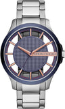 Armani Exchange Hampton Chronograph Grey Dial Silver Steel Strap Watch For Men - AX2405 Buy Now By Armani Exchange