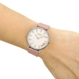 Coach Perry Mother of Pearl Pink Dial Pink Leather Strap Watch for Women - 14503244 Buy Now By Coach