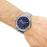 Tommy Hilfiger Shawn Multifunction Quartz Blue Dial Silver Steel Strap Watch for Men - 1791612 Buy Now By Tommy Hilfiger