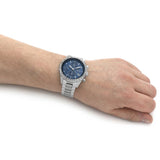 Hugo Boss Pilot Blue Dial Silver Steel Strap Watch for Men - 1513850 Buy Now By Hugo Boss