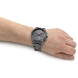 Hugo Boss Allure Chronograph Grey Dial Grey Steel Strap Watch for Men - 1513924 Buy Now By Hugo Boss