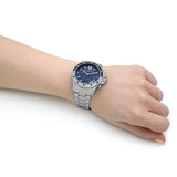 Michael Kors Everest Chronograph Blue Dial Silver Steel Strap Watch For Women - MK7237 Buy Now By Michael Kors