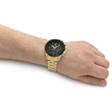 Maserati Traguardo Chronograph Black Dial Gold Steel Strap Watch For Men - R8873612041 Buy Now By Maserati