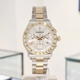 Salvatore Ferragamo 1927 Chrono Silver Dial Two Tone Steel Strap Watch for Men - SFKZ00523 Buy Now By Salvatore Ferragamo