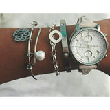 Fossil Boyfriend White Dial Beige Leather Strap Watch for Women - ES3811 Buy Now By Fossil