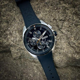 Hugo Boss Volane Grey Dial Black Silicone Strap Watch for Men - 1513953 Buy Now By Hugo Boss