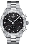 Tissot T Classic PR 100 Sport Chronograph Black Dial Silver Steel Strap Watch for Men - T101.617.11.051.00 Buy Now By Tissot
