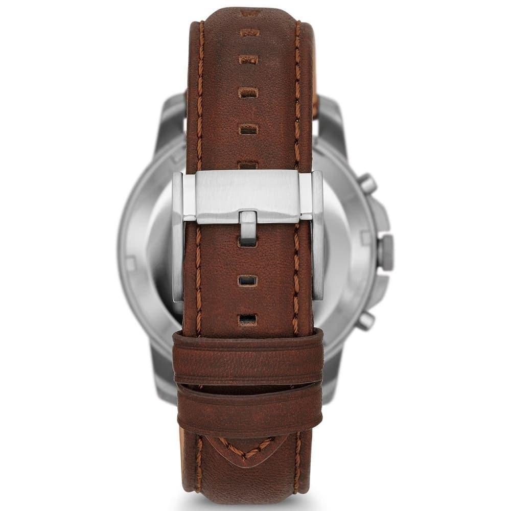 Fossil Grant Automatic Skeleton Black Dial Brown Leather Strap Watch for Men - ME3095 Buy Now By Fossil