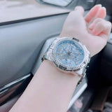 Guess Commander Chronograph Blue Dial Silver Steel Strap Watch for Men - GW0056G2 Buy Now By Guess