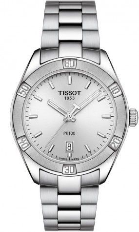 Tissot PR 100 Sport Chic Silver Dial Silver Steel Strap Watch for Women - T101.910.11.031.00 Buy Now By Tissot