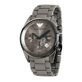 Emporio Armani Sportivo Chronograph Brown Dial Brown Steel Strap Watch For Men - AR5950 Buy Now By Emporio Armani
