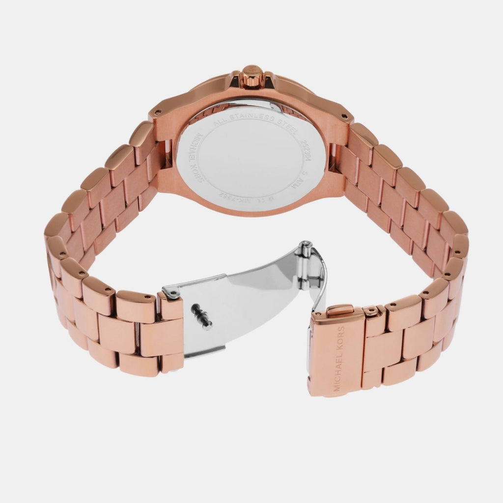 Michael Kors Lennox Three-Hand Silver Dial Rose Gold Steel Strap Watch For Women - MK7362 Buy Now By Michael Kors