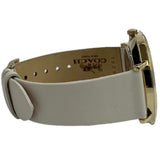 Coach Perry Black Dial White Leather Strap Watch for Women - 14503041 Buy Now By Coach