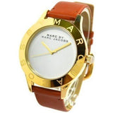 Marc Jacobs Blade White Dial Brown Leather Strap Watch for Women - MBM1218 Buy Now By Marc Jacobs