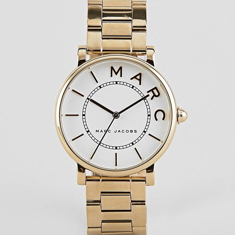 Marc Jacobs Roxy White Dial Gold Steel Strap Watch for Women - MJ3522 Buy Now By Marc Jacobs