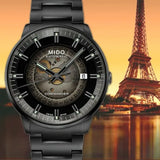 Mido Commander II Automatic Gradient Black Dial Black Steel Strap Watch For Men - M021.407.33.411.00 Buy Now By Mido