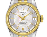 Tissot Ballade Powermatic 80 Mother of Pearl Silver Dial Two Tone Steel Strap Watch For Women - T108.208.22.117.00 Buy Now By Tissot