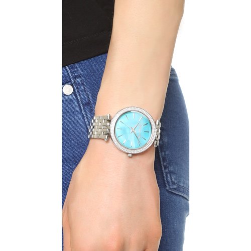 Michael Kors Darci Mother of Pearl Blue Dial Silver Steel Strap Watch for Women - MK3515 Buy Now By Michael Kors