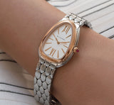 Bvlgari Serpenti Seduttori Quartz Silver Dial Silver Steel Strap Watch for Women - SERPENTI103144 Buy Now By Bvlgari