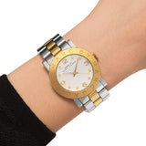Marc Jacobs Amy Silver Dial Two Tone Steel Strap Watch for Women - MBM3139 Buy Now By Marc Jacobs