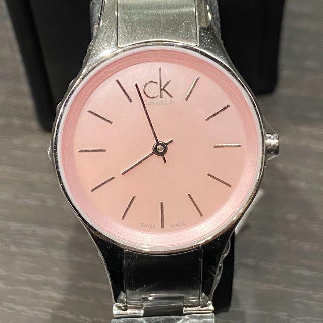 Calvin Klein Simplicity Pink Dial Silver Steel Strap Watch for Women - K432314E Buy Now By Calvin Klein