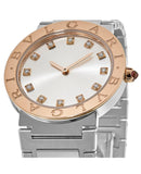 Bvlgari Bvlgari Bvlgari Lady Diamonds Silver Dial Silver Steel Strap Watch for Women - BVLGARI103577 Buy Now By Bvlgari